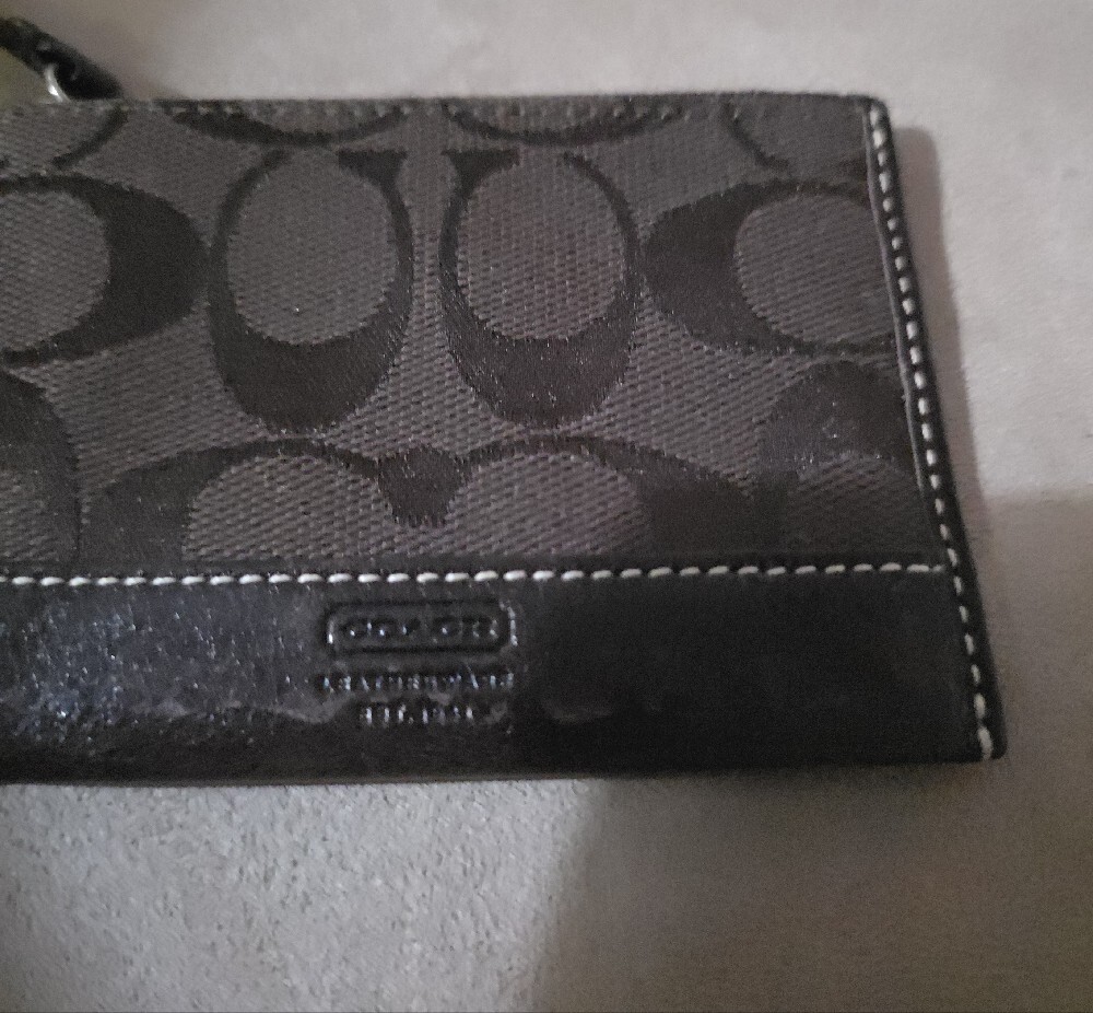 Coach Mini Wallet/Card Case with Key Ring - Picture 2 of 4